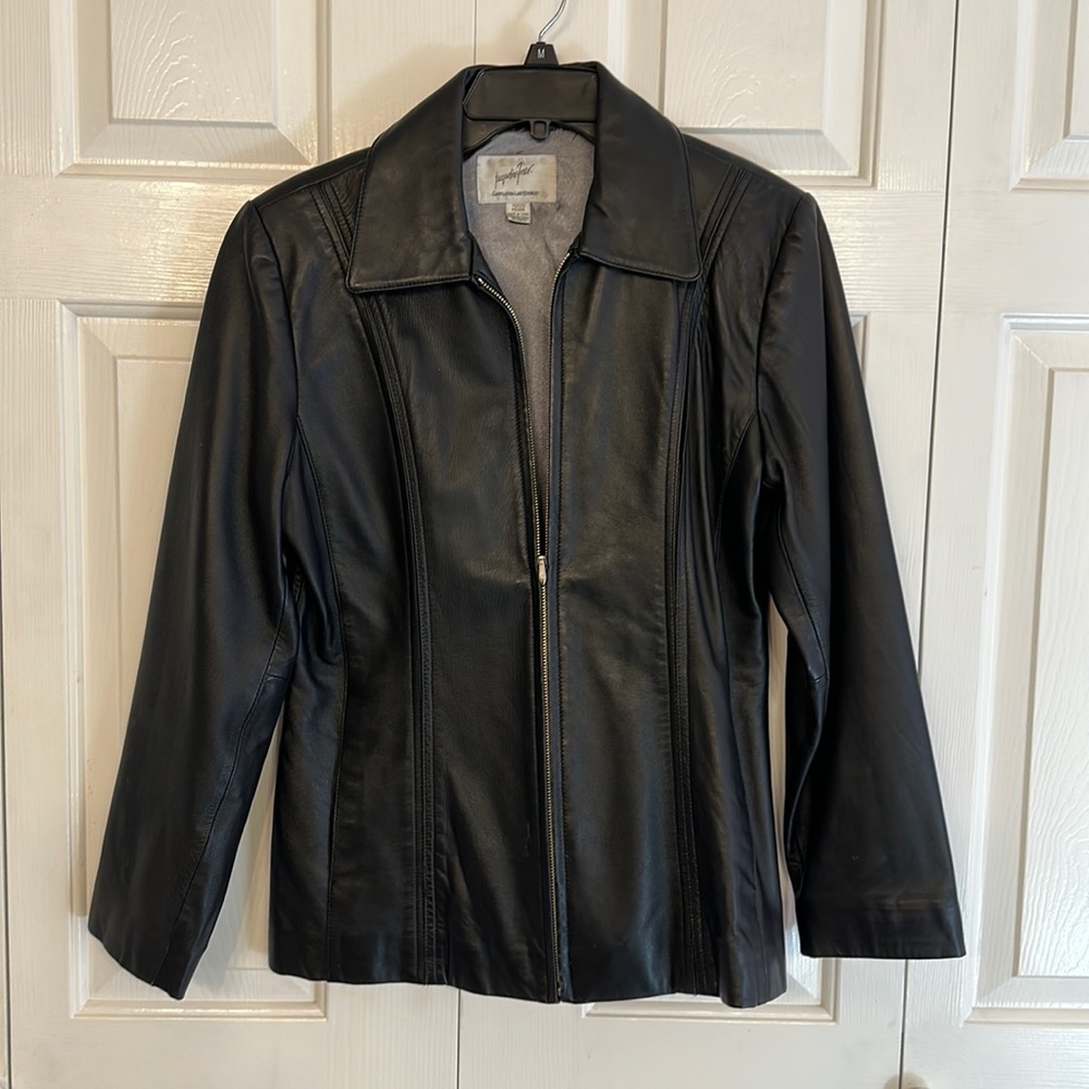 Genuine Lambskin Black Leather Jacket
